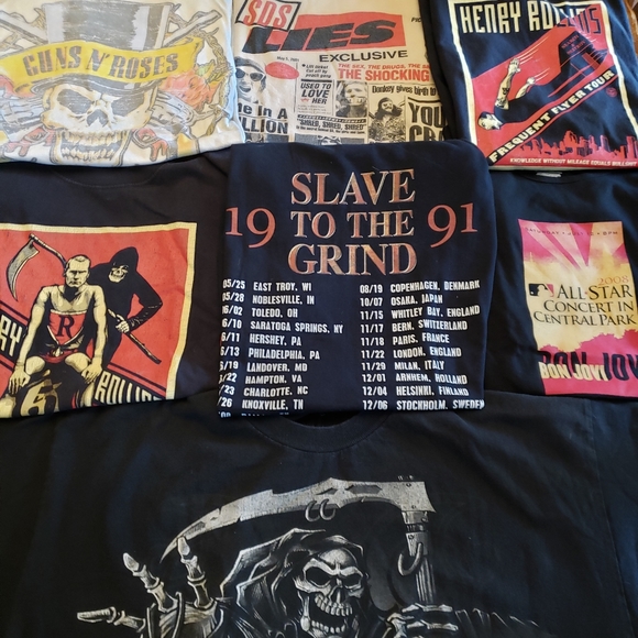 🍳 Band Tee shirts from tours ALL BANDS - Picture 5 of 12